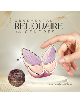 Les ailes de l'espoir lavande (Reliquaire) Les ailes de l'espoir lavande (Reliquaire)